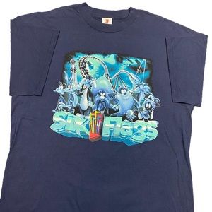 Vintage Six Flags Looney Tunes Deadstock Graphic T-shirt size XL